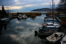 Ohrid , Ohrid Lake ( Macédoine )